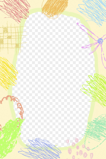 Png crayon doodle kids frame, | Free PNG - rawpixel