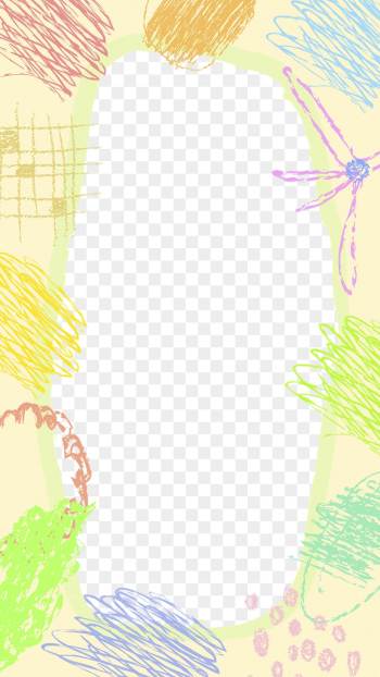 Png crayon doodle kids frame, | Free PNG - rawpixel