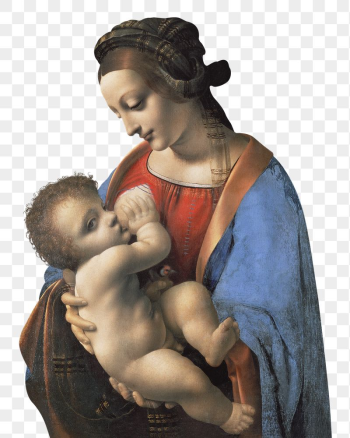 Png Da Vinci's Madonna Litta | Free PNG - rawpixel