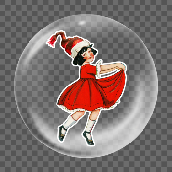 Png dancing little girl Christmas | Free PNG - rawpixel