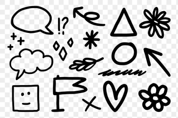 PNG doodle sticker, cute collage | Free PNG - rawpixel PNG doodle sticker, cute collage | Free PNG - rawpixel