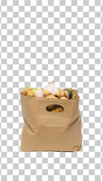 PNG Eco-Friendly Grocery Bag Full of Fresh Produce PNG Eco-Friendly Grocery Bag Full of Fresh Produce