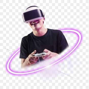 PNG gamer in VR headset, | Free PNG - rawpixel PNG gamer in VR headset, | Free PNG - rawpixel