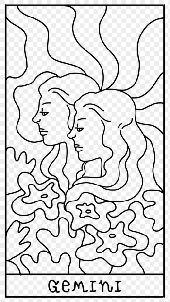 Png Gemini line art doodle | Free PNG Sticker - rawpixel Png Gemini line art doodle | Free PNG Sticker - rawpixel