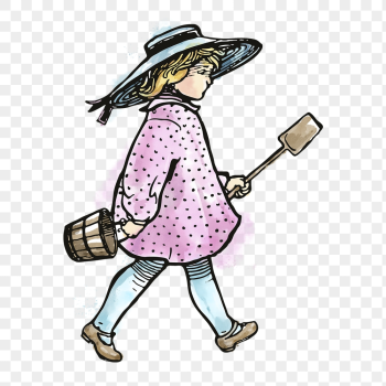 Png girl holding shovel sticker, | Free PNG Illustration - rawpixel Png girl holding shovel sticker, | Free PNG Illustration - rawpixel