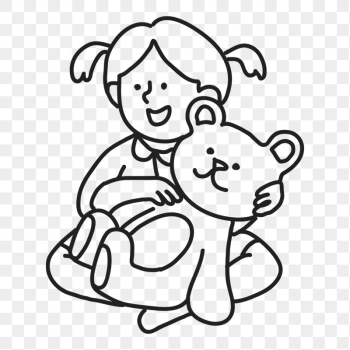 Png girl & teddy bear | Free PNG Illustration - rawpixel Png girl & teddy bear | Free PNG Illustration - rawpixel