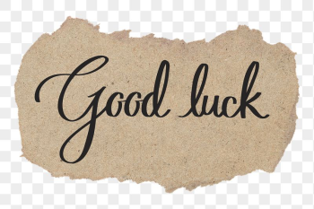 PNG good luck word, black | Free PNG - rawpixel PNG good luck word, black | Free PNG - rawpixel
