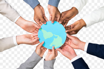 Png Hands holding earth mockup CSR business… | Free stock illustration | High Resolution graphic