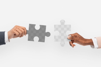 Png Hands holding puzzle mockup business… | Free stock illustration | High Resolution graphic