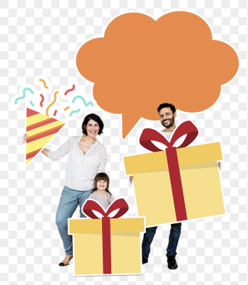 Png Happy family celebrating birthday, | Free PNG - rawpixel