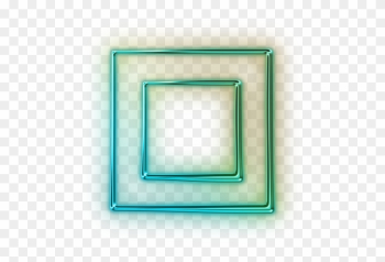 Png Hd Square Frame Image - Neon Frame Png Transparent