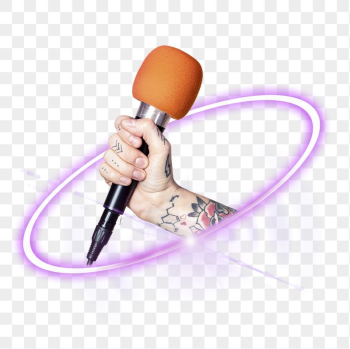 PNG karaoke microphone, entertainment technology | Free PNG - rawpixel