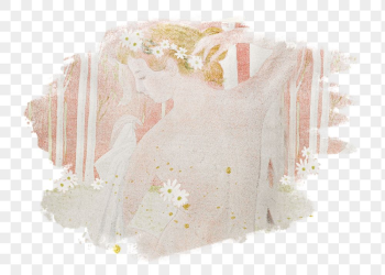 PNG Nymph Crowned with Daisies, | Free PNG - rawpixel PNG Nymph Crowned with Daisies, | Free PNG - rawpixel