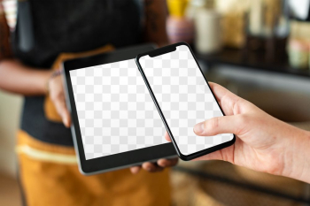 Png phone and tablet screen mockup for… | Free stock illustration | High Resolution graphic