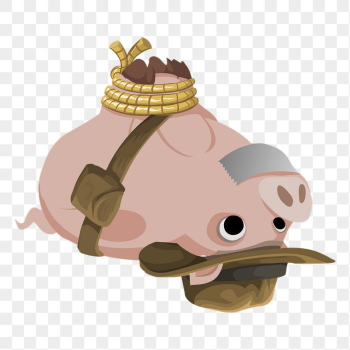 PNG piggy explorer character sticker, | Free PNG - rawpixel PNG piggy explorer character sticker, | Free PNG - rawpixel