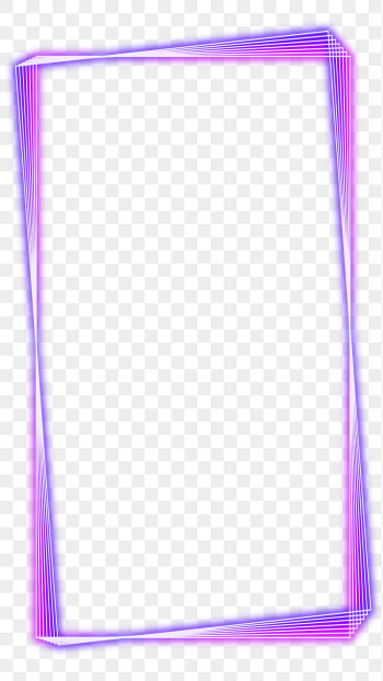 PNG pink neon frame sticker, | Free PNG - rawpixel