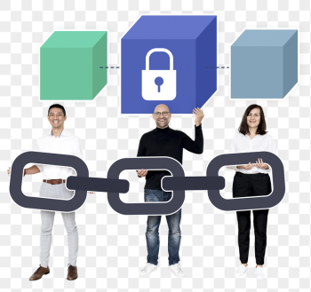 Png Programmers with secure blockchain, | Free PNG - rawpixel