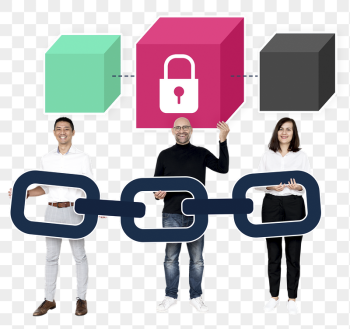 Png Programmers with secure blockchain, | Free PNG - rawpixel