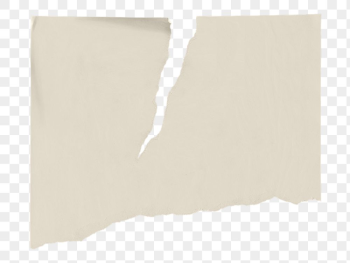 Png ripped note paper, beige | Free PNG - rawpixel