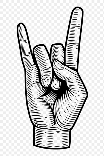 PNG rock hand sign sticker, | Free PNG - rawpixel PNG rock hand sign sticker, | Free PNG - rawpixel