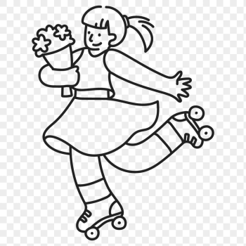 Png roller skating girl sticker, | Free PNG Illustration - rawpixel Png roller skating girl sticker, | Free PNG Illustration - rawpixel