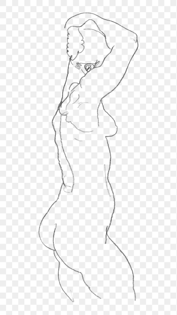 Png Standing Nude, Facing Right | Free PNG Illustration - rawpixel