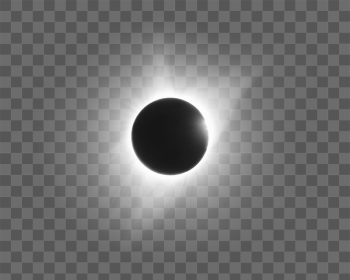 Png total solar eclipse sticker, | Free PNG - rawpixel