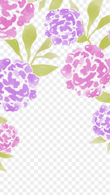 PNG watercolor flower border frame, | Free PNG - rawpixel