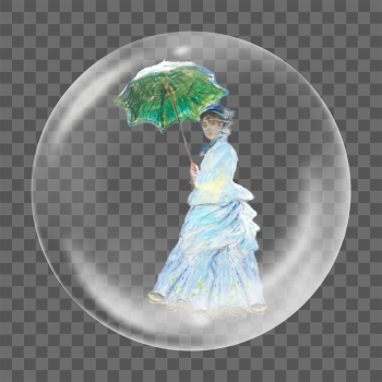 PNG woman with umbrella sticker, | Free PNG - rawpixel