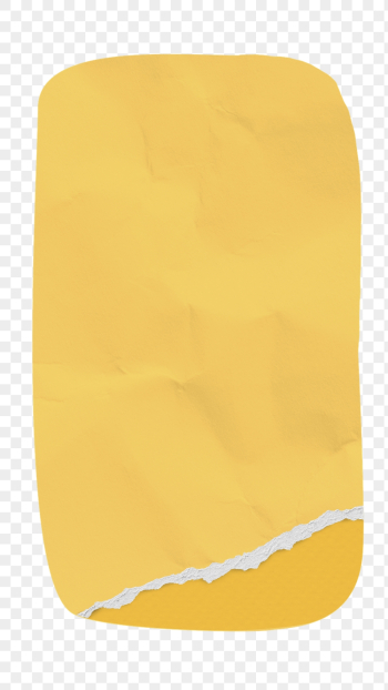 PNG yellow crumpled paper, stationery | Free PNG - rawpixel