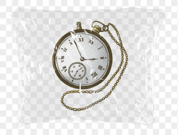 Pocket watch png plastic bag | Free PNG - rawpixel