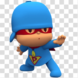 Pocoyo Superman transparent PNG - StickPNG