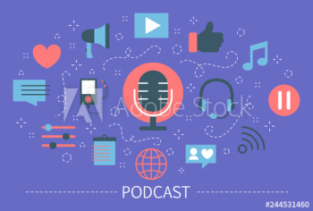 Podcast concept Podcast concept