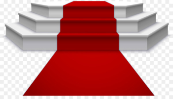 Podium - Red carpet circular stage Podium - Red carpet circular stage