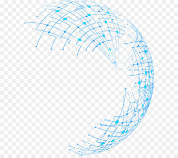 Point Line Ball Circle - Blue technology road map Point Line Ball Circle - Blue technology road map