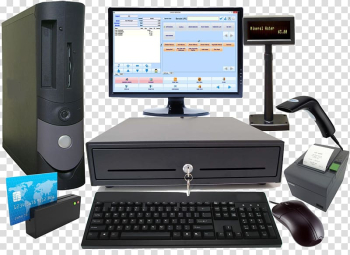 Point of sale Cash register Computer Software , pos terminal transparent background PNG clipart