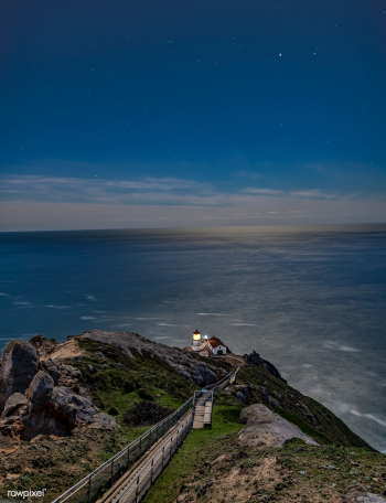 Point Reyes light house at night | Free stock photo - 430022 Point Reyes light house at night | Free stock photo - 430022
