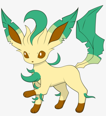 Pokemon Clipart Eeveelutions - Pokemon Eevee Evolutions Leafeon ...