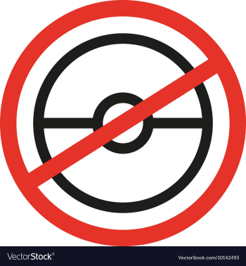 Pokemon go phone nature no game vector image Pokemon go phone nature no game vector image