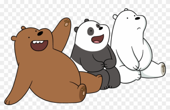 Polar Bear Giant Panda Grizzly Bear Cartoon Network - We Bare Bears Vector