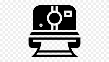 Polaroid Camera Vector - Polaroid Camera Icon Polaroid Camera Vector - Polaroid Camera Icon