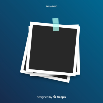 Polaroid frame template Free Vector Polaroid frame template Free Vector