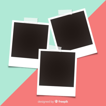 Polaroid frame template Free Vector Polaroid frame template Free Vector