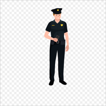 Police officer - Flat police Police officer - Flat police