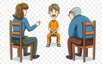 Police officer Interrogation Criminal investigation Clip art - Parents educate their children back material picture 