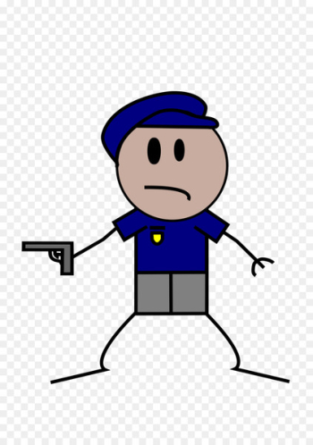 Police officer Stick figure Clip art - policeman 