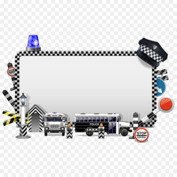 Police Royalty-free Clip art - Hand-drawn cartoon cartoon police car 