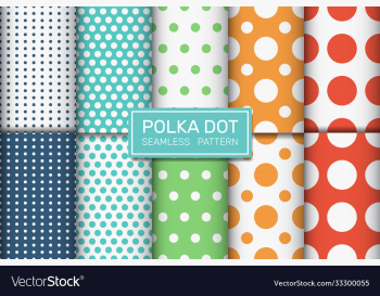 polkadot black and white seamless pattern