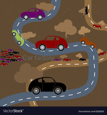 Pollution vector image Pollution vector image