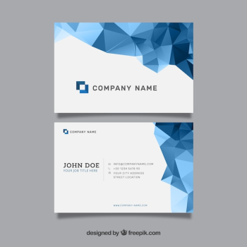 Polygonal business card